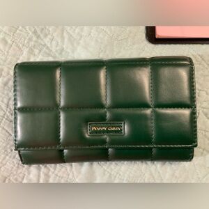 Green Quilted Wallet